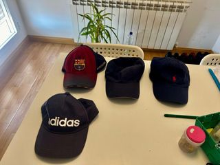 Lote Gorras Adidas, FC Barcelona, Polo Ralph Laure