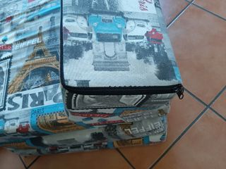 Divano/Materasso Pieghevole con Stampa Parigi