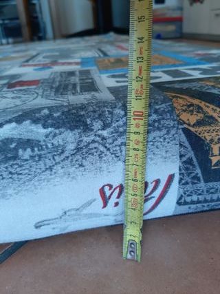 Divano/Materasso Pieghevole con Stampa Parigi