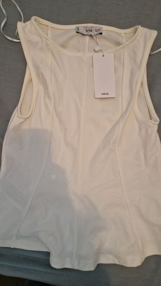 Top MNG blanco sin estrenar Talla S
