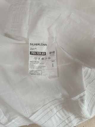Cortinas IKEA Blancas Tela