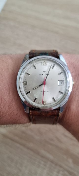 Reloj Edox Automático Vintage