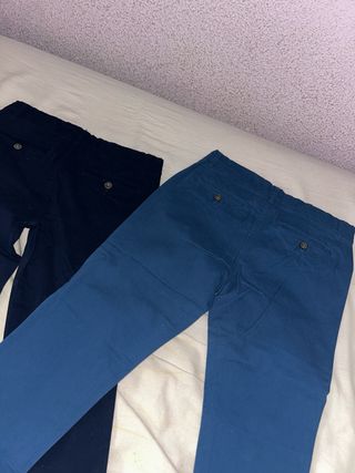 Lote 2 pantalones niño talla 11/12