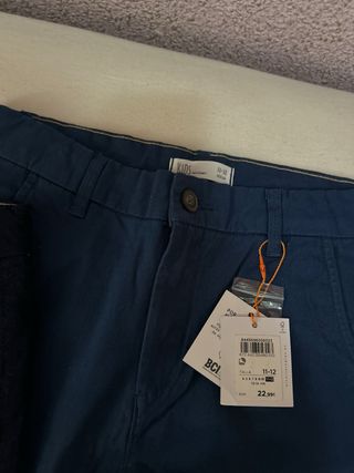 Lote 2 pantalones niño talla 11/12