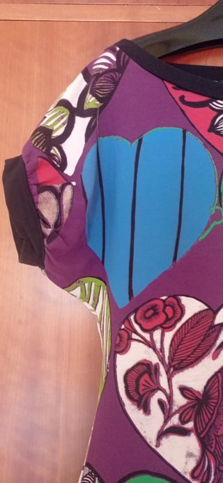 Vestido Custo Corazones Multicolor