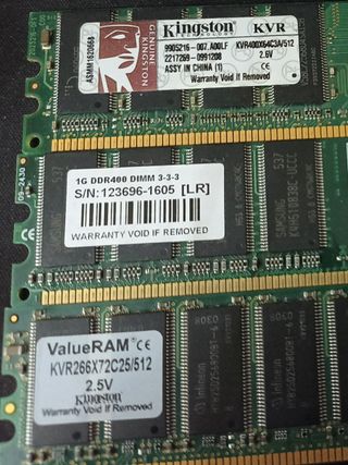 Lote piezas PC