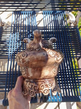 Vaso vintage ceramica rose