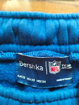 Pantalón chándal Bershka NFL Giants Azul