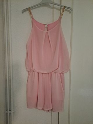 Vestido mono rosa talla S