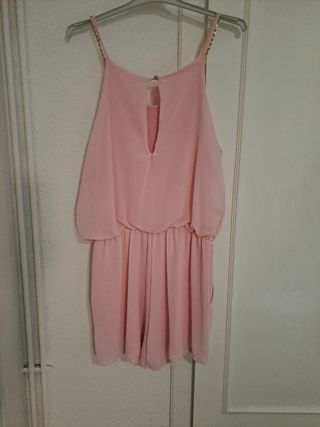 Vestido mono rosa talla S