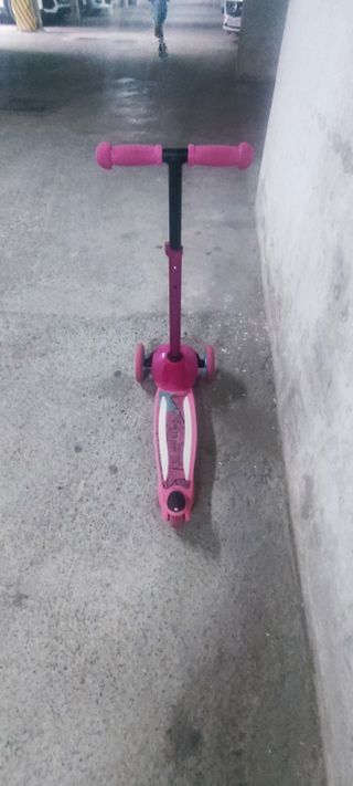 Patinete 3 ruedas niña rosa