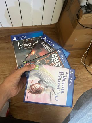 Lote 4 Juegos PS4