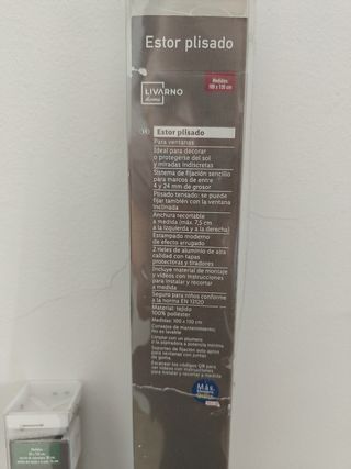 2 tende plissettate - Livarno Home 100x130/80x150