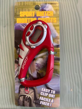 Orologio Sportivo Clip-On Rosso