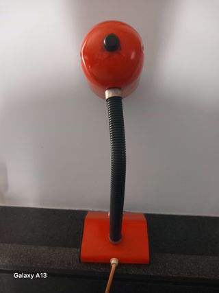 Lampada da tavolo vintage arancione