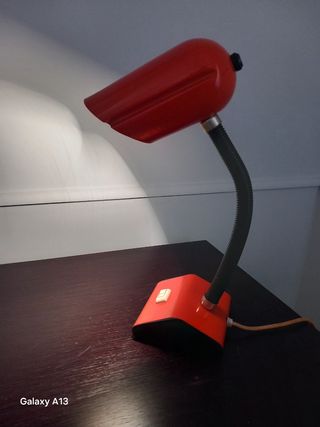 Lampada da tavolo vintage arancione