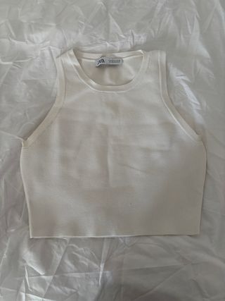 Top tirantes Zara blanco