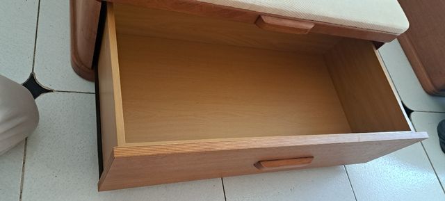 URGE VENDER Canapé 90x190 Madera Cajón Beige/M