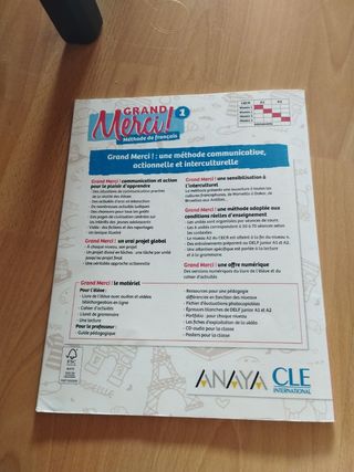 Grand Merci! Méthode de français. Niveau CERC A1