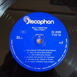 LP 1969 SOUL BLUES Billy Preston Vinilo