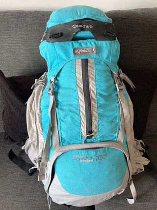 Mochila Trekking viaje mochilero Quechua 80 L