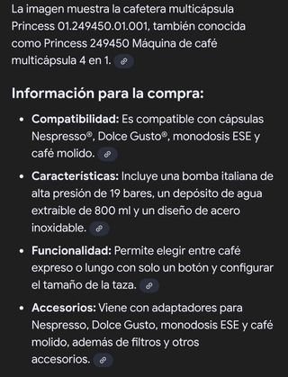 Cafetera Multicápsula HiBREW