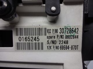 Cuadro de instrumentos VOLVO 30728642 8602844 69594-870T 30710071