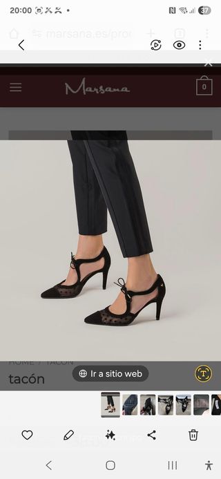 Zapatos de salón negros nuevos un solo uso