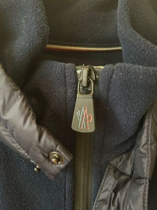 Chaqueta Moncler Polar y Lana Azul