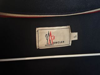 Chaqueta Moncler Polar y Lana Azul