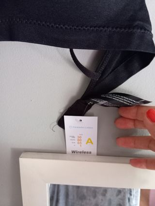 Sujetador inalámbrico negro Primark
