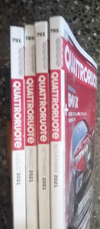 4 Riviste Quattroruote 2021