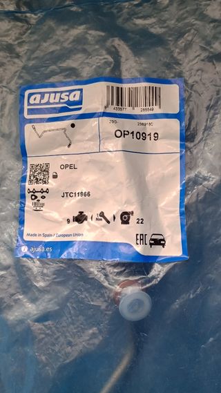 Conducto Aceite Turbo OP10919 Ajusa Opel