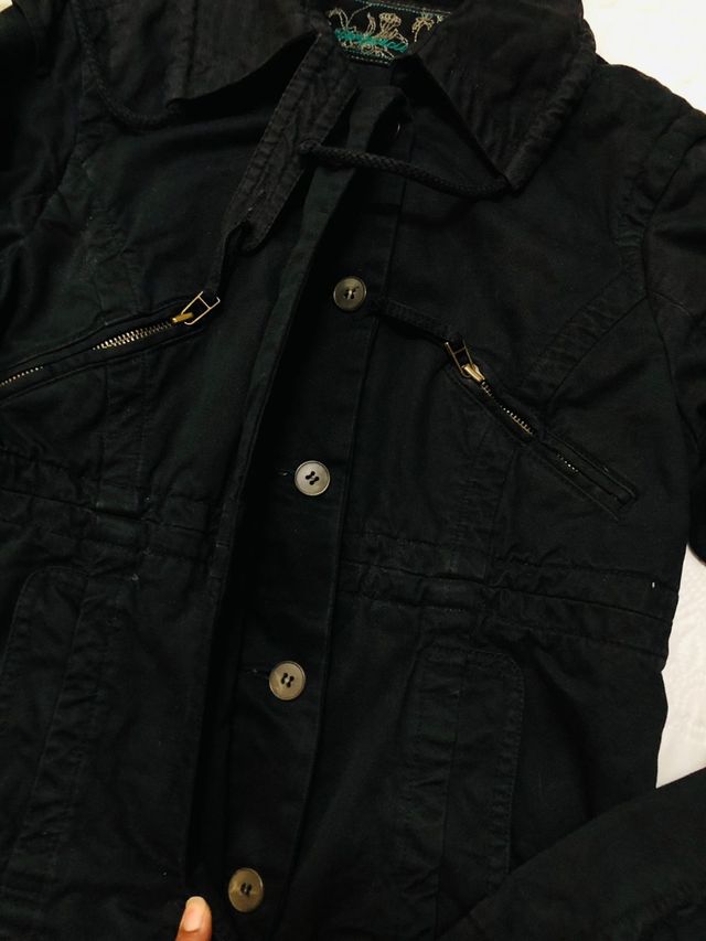 Chaqueta Zara Negra Mujer