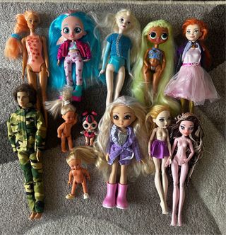 Lote Muñecas Monster High, LOL, Frozen