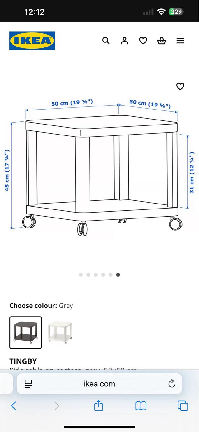 Mesita auxiliar Ikea