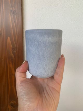 Tazza HM azzurra in ceramica