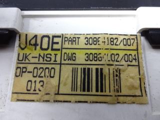 Cuadro de instrumentos  VOLVO V40 30864182/007 30864182007 30864002/004