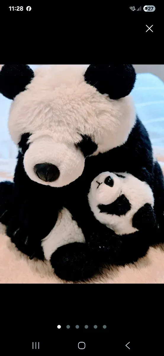 Peluche Oso Panda. 26cm.