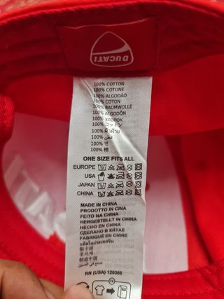 Gorra Ducati Motorsport Roja