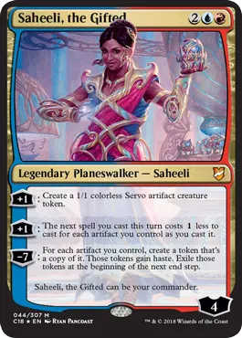 Saheeli, the gifted - Mazo Commander - Magic