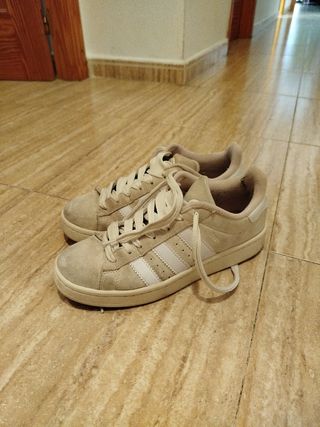Zapatillas Adidas Campus Hombre Beige