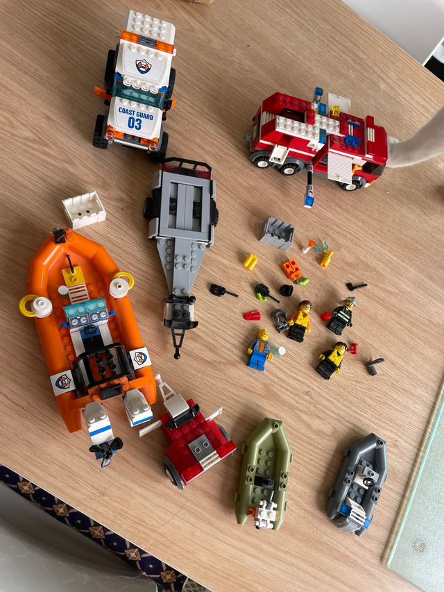 Set Lego Barco y Vehículos