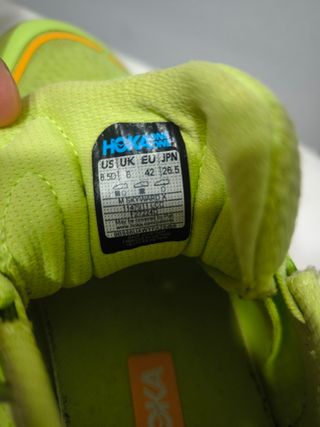 Zapatillas Hoka Skyward X Verde/Naranja