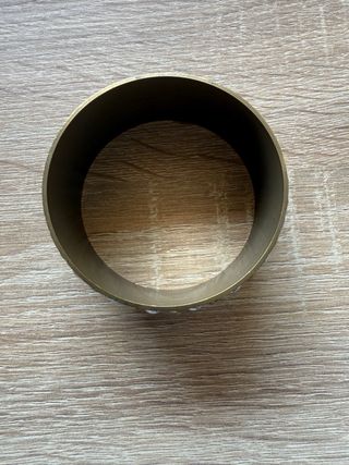 Pulsera Rígida Unisex Dorada y Plateada