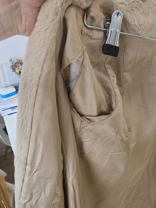 Abrigo Amaya Arzuaga piel beige T.36