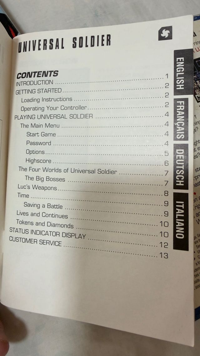 Universal Soldier Mega Drive Sega