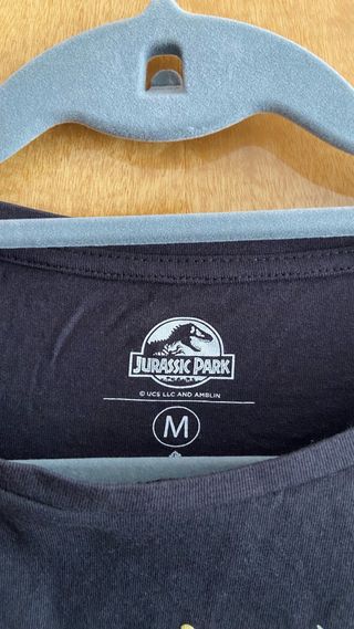 Camiseta Jurassic Park Negra