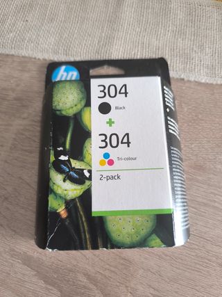 Pack 2 Tinta HP 304 Negra y Tricolor