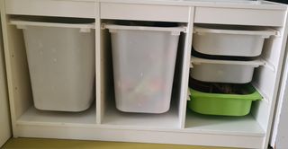 Mueble Almacenaje Infantil Blanco